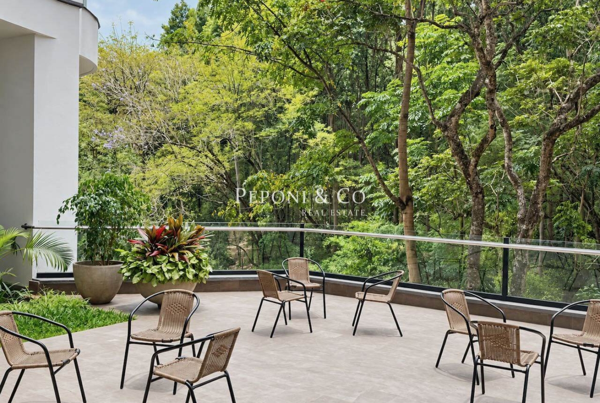 Stunning apartment with woodland views